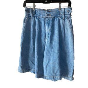 Young Fabulous Broke Womens Shorts Size Medium Blue Bella Denim Bermuda New